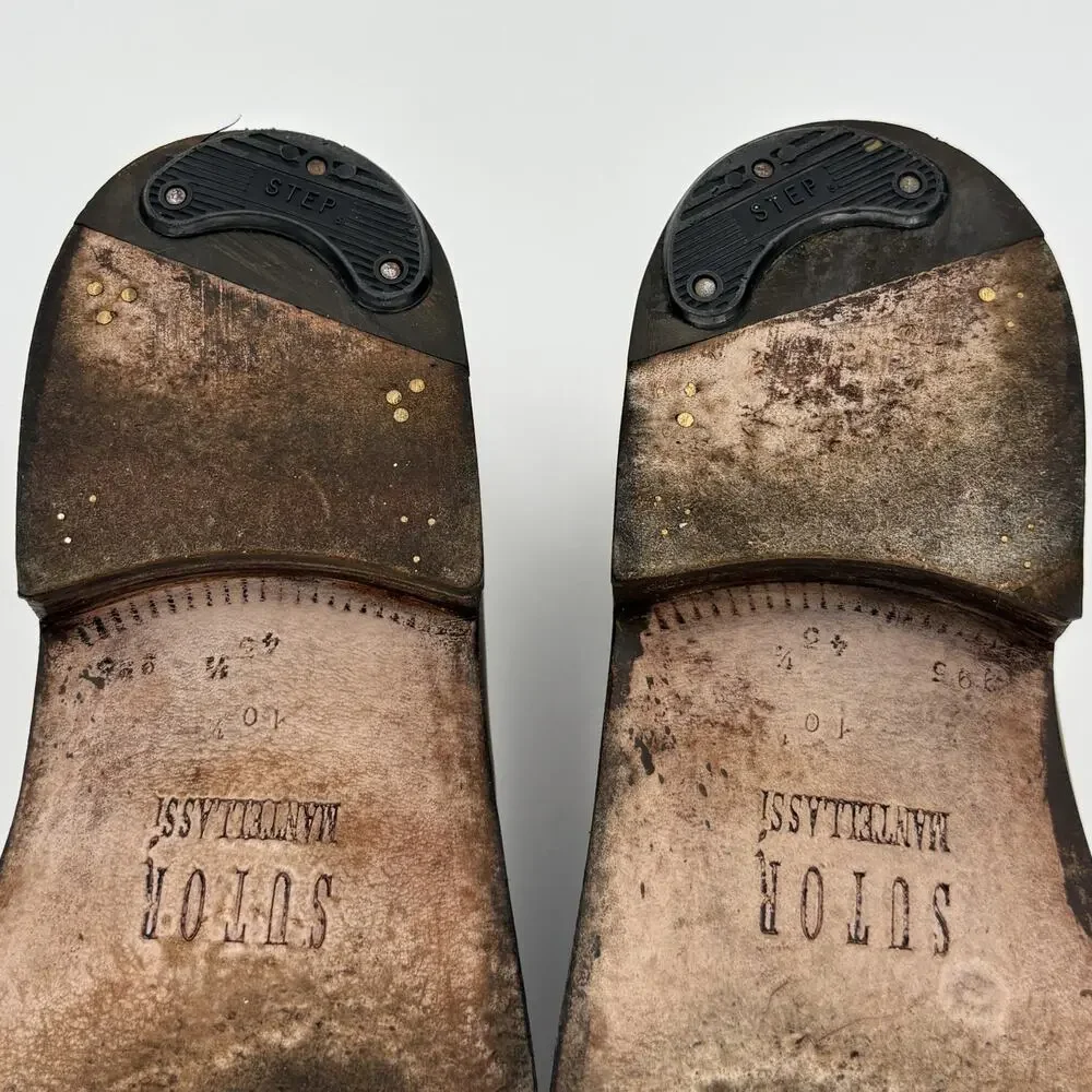 Vintage Y2K Sutor Mantellassi Norvegese Split Toe Derby Dress Shoes 10.5 44.5